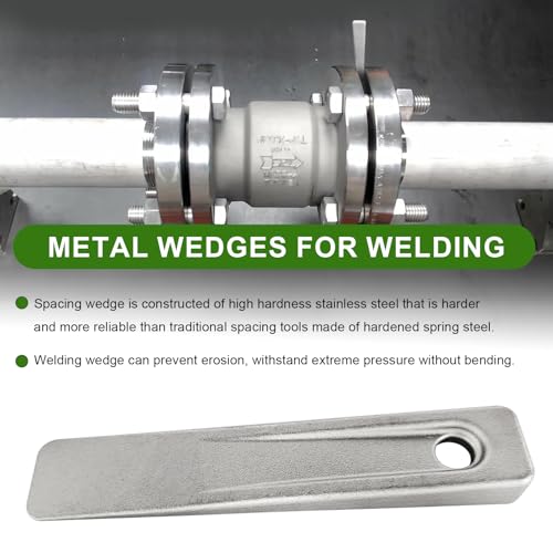 HEBRAR WG-5 5-inch steel welding wedge pipe fitting leveling tool, 2-piece set for planers and milling machines