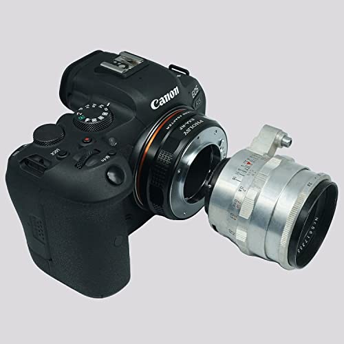 PHOLSY Lens Mount Adapter Compatible with Exakta Lens to Canon RF Camera Exakta to Canon RF