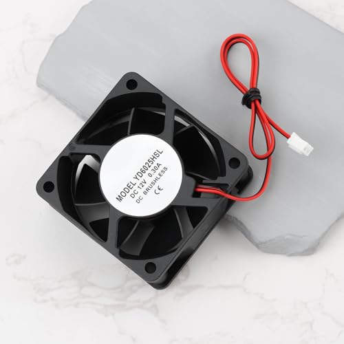 DC 12V 0.3A 2 Pin Fan YD6025HSL 60×60×25mm Compatible with Bitmain APW3 APW7 APW17 APW12