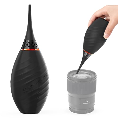 K&F Concept 24mm Full Frame Sensor Cleaning Swab*10+20ml Sensor Cleaner+Long Nozzle Air Blower
