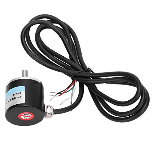 Encoder Incremental Optical Encoder, AB 2-Phase, 5-24V DC Full Wave Encoder for Office Automation Technology (100B)