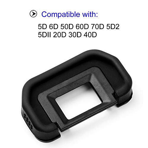 EB Eyecup,Sedremm Camera EB Eyecup Replacement Eyepiece for EOS 5D Mark II / 5D / 6D / 70D / 60D/ 50D/ 40D Cameras Viewfinder, 2 Pack