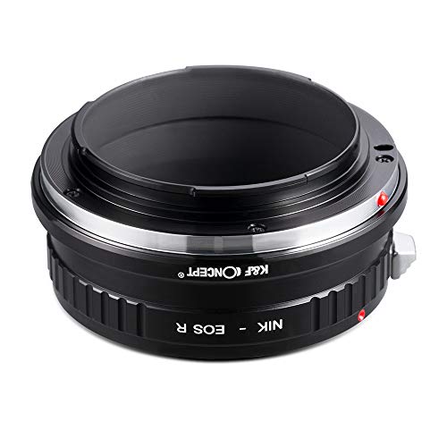 K&F Concept Lens Mount Adapter Compatible for NIK DSLR Lens to Canon EOS R Camera Body