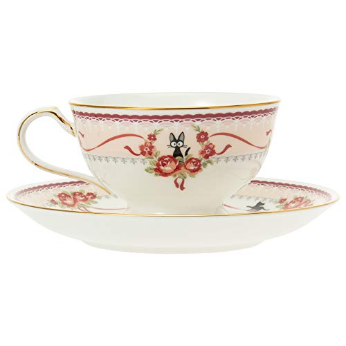 Noritake Majo Kiki's delivery Service Tea Coffee Cup Plate (Pink) MJ97221/H-612L Pink