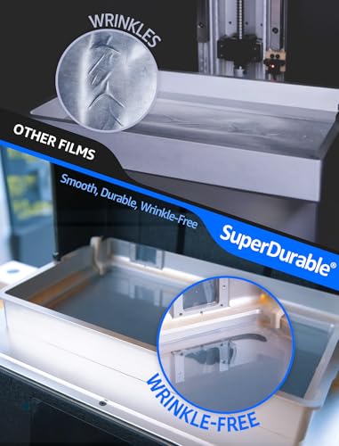 SuperDurable 5x Tougher FEP Release Film, Korea (280mm x 200mm x 5pcs) 5 280mm x 200mm