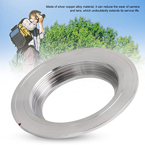 Sanpyl M42‑MD Lens Adapter Ring, Camera Lens Adapter Ring for M42 Lens to for MD Mount, Compatible with for M42 Mount Lens and MD Mount Camera Body for