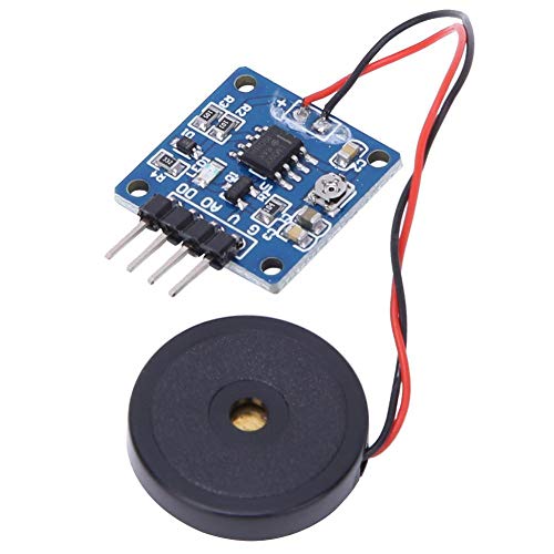 Vibration Switch Module 5.0V DC AD/DO 0.8 x 0.8 Inch Piezoelectric Vibration Tapping Sensor Module