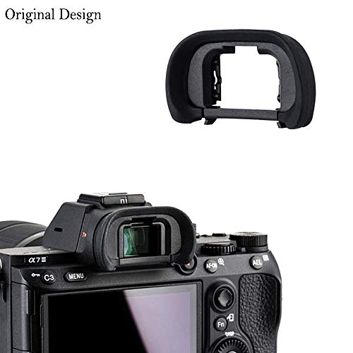 JJC FDA-EP18 Eyecup Viewfinder for Sony A7 III II A7R IV A9 A99 II, 2-Type Original+Extended