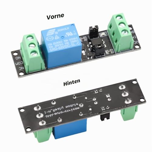 ARCELI Pack of 5 Optocoupler Module, 1 Channel 3V Relay Power Switch Board Opto Isolation High Level Trigger for IOT ESP Development Board