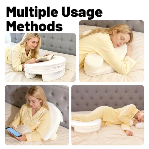 JZHLLA Height-Adjustable Side Sleeper Pillow(2"+3.5")