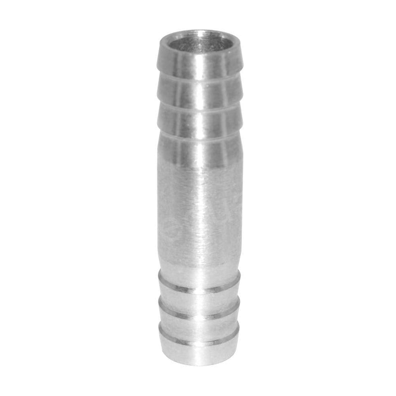 Beduan Stainless Steel 5/16" Hose Barb, Splicer Mender Round Union Coupler Fitting (Pack of 2) 5/16 to 5/16 Pack of 2