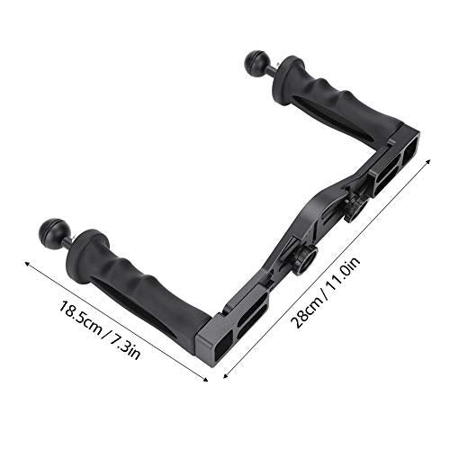 Aluminum Tray with Dual Handle Grips Photography Accessory for Underwater Camera Housing