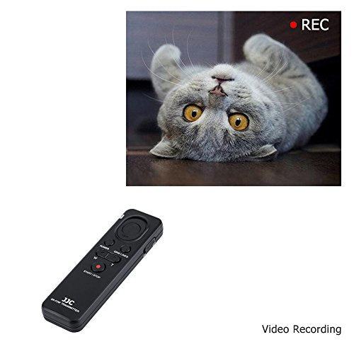 JJC RMT-VP1K Wireless Remote Control for Sony FDR-AX53 AX43 AX700 HDR-CX405 Multi Terminal, Wireless