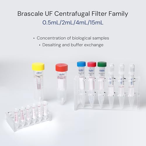 COBETTER 10kDa ultra centrifugal filter unit, 0.5mL regenerated cellulose RC membrane with snap caps, 24-pack