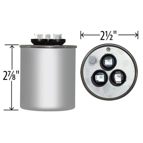 [Australia - AusPower] - 97F9899 - OEM Upgraded Replacement Round Capacitor 35 + 5 uf MFD 440 Volt Fits GE 
