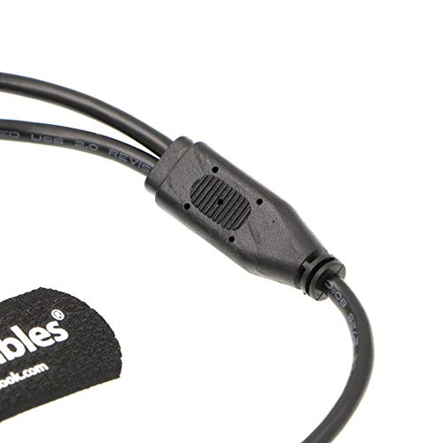 Alvin's Cables Two XLR 3 Pin Female to 5 Pin Male Right Angle Audio Input Cable for Arri Alexa Mini Right Angle 5pin