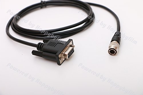 COM Data Cable 5.2ft with Male 6pin Hirose for SOKKIA, TOPCON Total Stations DB9 RS232