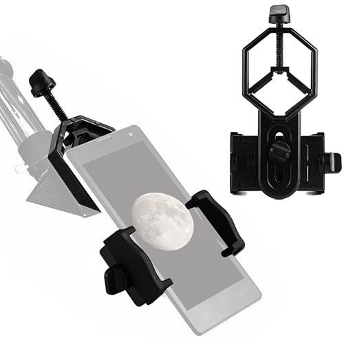 SVBONY T2 T Ring Adapter and T Adapter, Compatible for Canon EOS Standard EF Lenses Bundle with 2X Barlow Lens 1.25 inch with M42 Thread and Universal Telescope Phone Mount