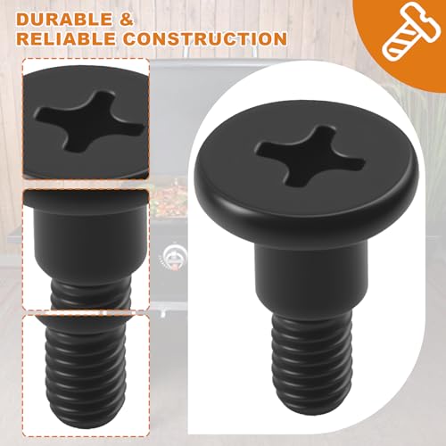 Remolean replacement short M6 step bolts for Blackstone gas griddles, screw and bolt assortment set