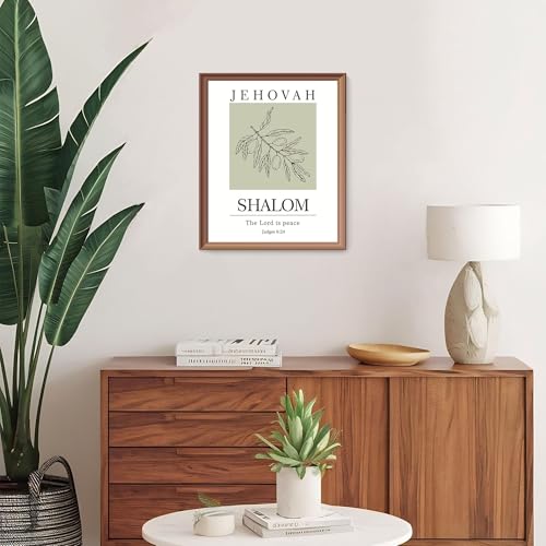 LARTSFRO Christian Wall Art Decor, Scripture Art Wall Decor, Jehovah Bible Verse Posters, Christian Gifts for Women, Christian Gifts, Posters for Room Aesthetic, 10x8 Inch Set of 4 Unframed