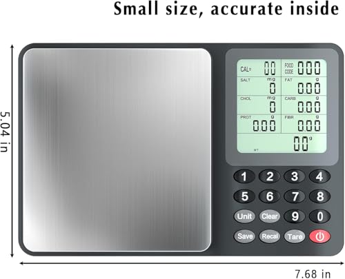UNIWEIGH Digital Kitchen Food Scales for Accuracy Measurements