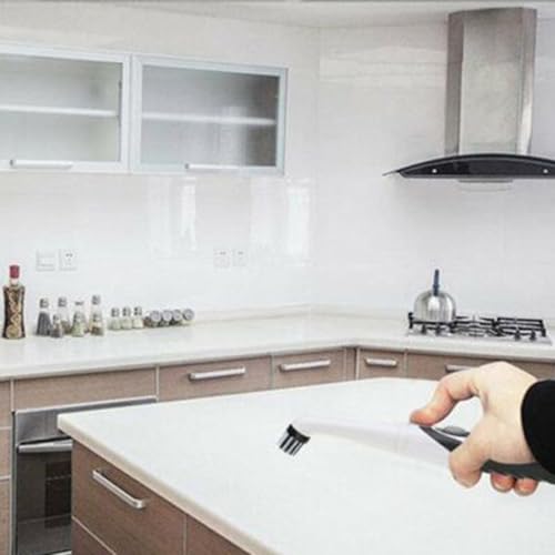 Riven Electric Cleaning Brush Cordless Battery Powered Scrubber with 3 Brush Heads for Kitchen Bathroom Tile Floor Black