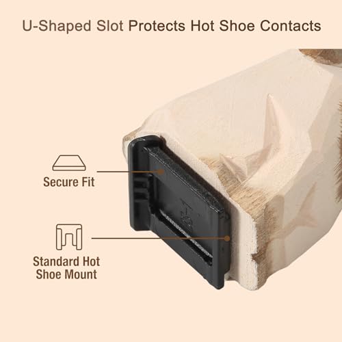 Wooden Ragdoll Cat Hot Shoe Cover for Fuji X100VI XT5 XT4 XT3 XT30III hot shoe cover - Ragdoll Cat