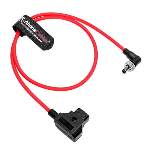 Alvin's Cables Dtap to Locking DC 2.1 Cable, Atomos Ninja Dtap Power Cable Right Angle Ultra Soft for Video Devices PIX-E7 PIX-E5 Monitor, for Hollyland Mars 400s 60cm|23.6in 60cm/24in ultra soft Right Angle Lock DC