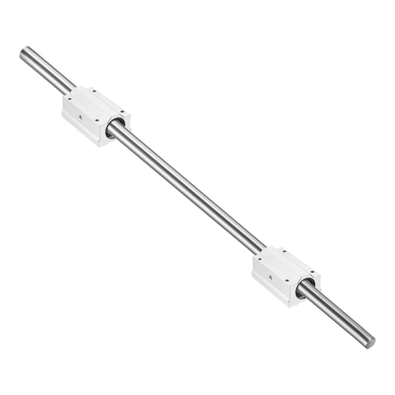 [Australia - AusPower] - uxcell 2PCS SCS12LUU Linear Motion Ball Bearing Slide Bushing Aluminum 70mm Long Linear Roller Bearing Slide Block for 12mm Round Shaft Rod in 3D Printer, CNC Machine, Silver Tone 