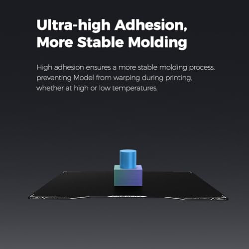 Creality Hi Epoxy Resin Build Plate, 280X265mm Flexible Spring Steel Plate Printing Bed Platform for Creality Hi, Epoxy Resin Particle Coating, Heat-resistant & Wear-resistant