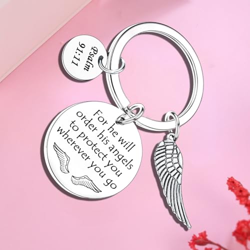 Bible Verse Keyring Gift for Christian Religious Faith Gifts for Women Men Easter Gifts Christian Keyring