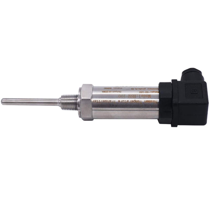 [Australia - AusPower] - TWTADE Industrial Temperature Sensor Temperature Transmitter -50°C~+150°C, 2-Wire 4-20mA Signal Output 1/4" NPT, Male Thread, Probe Rod Length: 30MM 1/4"NPT-30MM 