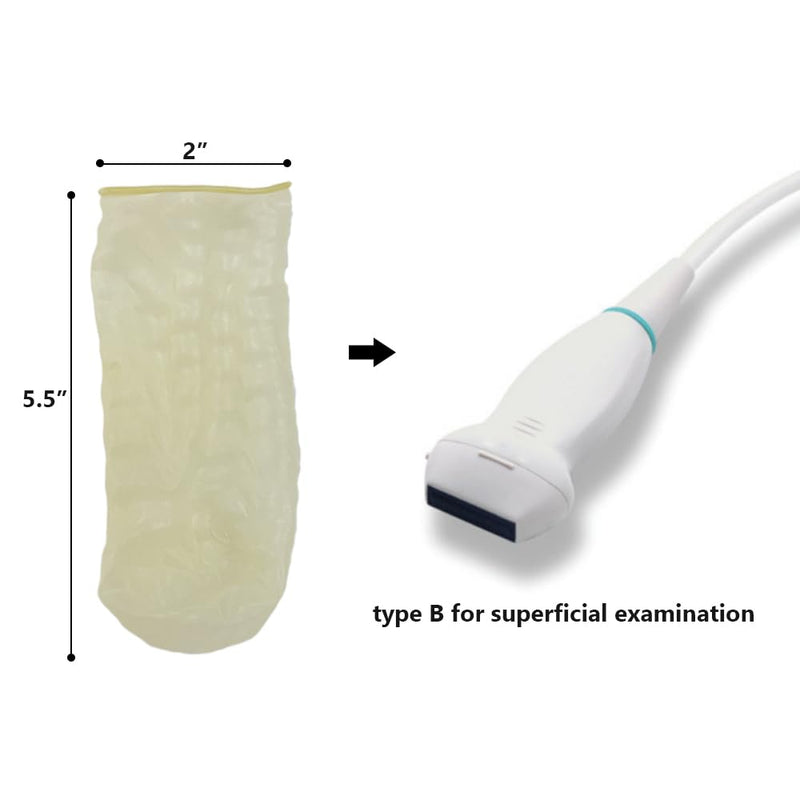 [Australia - AusPower] - Ultrasound Probe Cover - Latex Free, Individual Packaging, 10 Pcs (B) B 