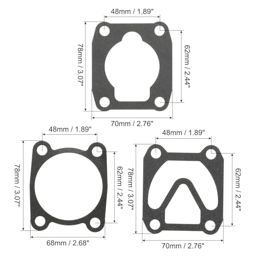 PATIKIL Pad Air Compressor Valve Plate Kit, Paper Replacement Compressor Parts