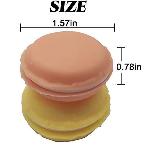RONYOUNG 30PCS Mini Macaron Jewelry and Pill Storage Box Containers Macaron Mini Storage Case Jewelry Box Case Container Earring Travel Organizer (Pack of 3) Approx. 1.57''x1.57''x0.78'' (Pack of 3)