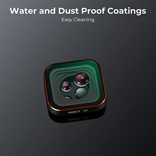K&F CONCEPT UV Protection Filter for GoPro Hero 13/12/11/10/9 Black Aluminum Alloy Frame