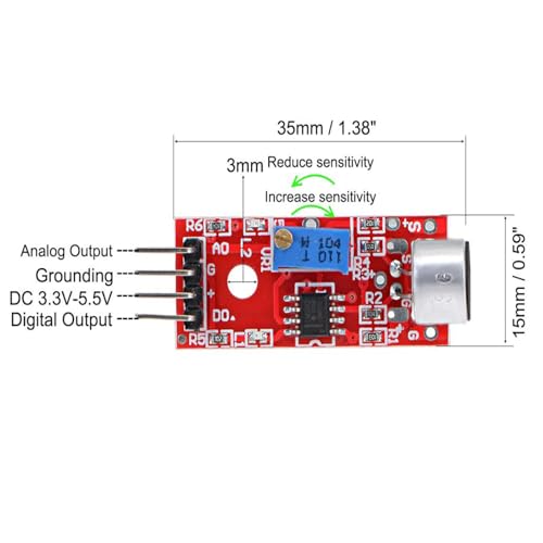 Passive buzzer module, KY-006 device sound emitting device piezoelectric buzzer 5pcs
