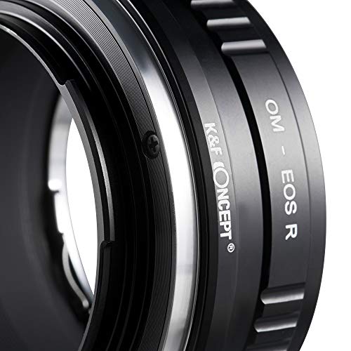 K&F Concept Lens Mount Adapter Compatible for Olympus OM Lens to Canon EOS R Camera Body