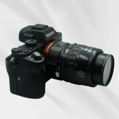 PHOLSY Lens Mount Adapter Compatible with Pentax K Lens and Sony E Camera Pentax K to Sony E