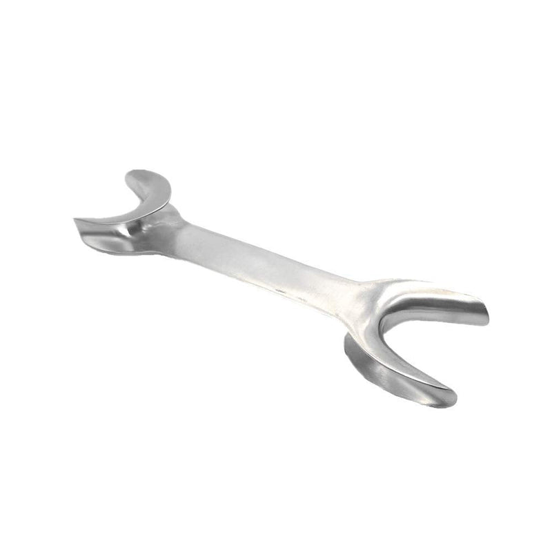 [Australia - AusPower] - Stainless Steel Double-Ended Dental Cheek Retractor - Durable, Autoclavable, Non-Corrosive Oral Mouth Opener for Professional Dental Use 1 PC (Large) 