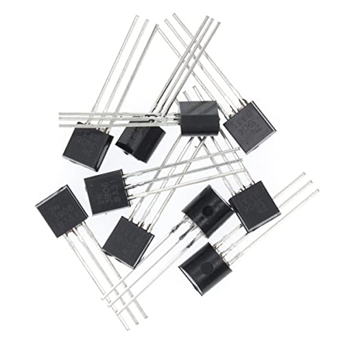Hailege TO-92 Transistor Assorted Kit S9012 S9013 S9014 S9015 S9018 A1015 S8050 S8550 A42 A92 2N222 C1815 etc 18 Vaues 10 Pieces Total 180 pcs