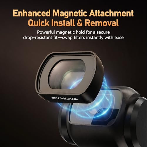 CYNOVA Wide-Angle Lens for DJI Osmo Pocket 4 Accessories Wide-Angle Lens Filter