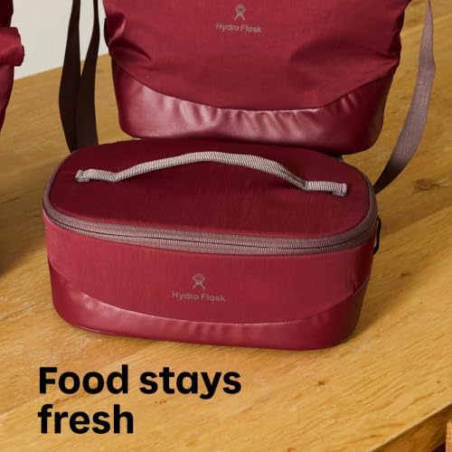 Hydro Flask Carryout Lunch Box - Insulated Lunch Box - Soft Cooler Travel Bag Black 6 L