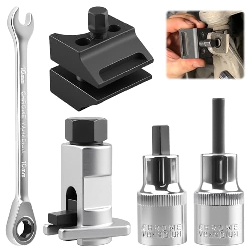 Universal Leg Spreader Set of 4 Including Suspension Strut Spreader | Hardened Steel Wheel Bearing Housing Spreader with Wrench Tool for Suspension Strut Car SUV Truck Shock Absorber