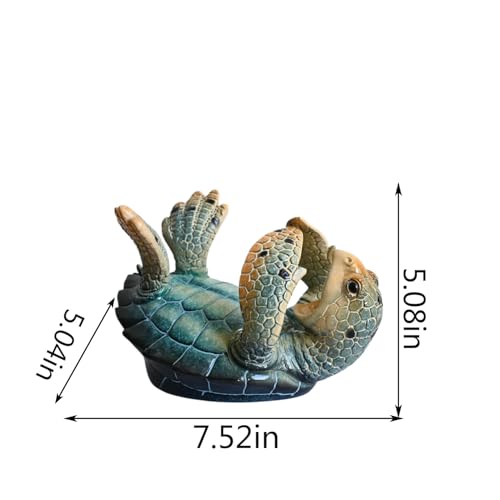 Sea Turtle Wine Bottle Holder Rack Countertop Beach Room Coastal Decor
