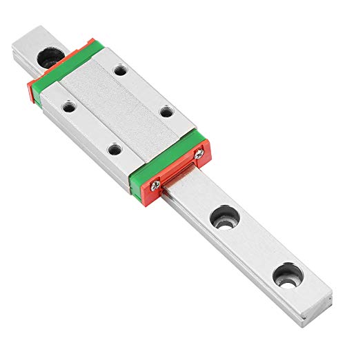 Linear Guide Rail, 9mm MGN9H Wide Miniature Linear Motion Rail + Sliding Block for Automatic Equipment, Precision Measuring Equipment (100mm)