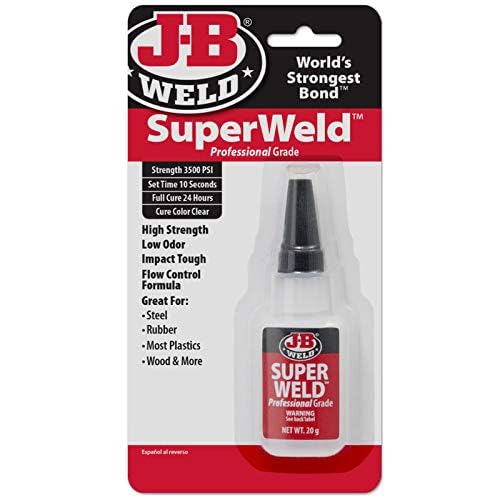 [Australia - AusPower] - J-B Weld 33120H SuperWeld Glue - Clear Super Glue - 20g 20 gram 