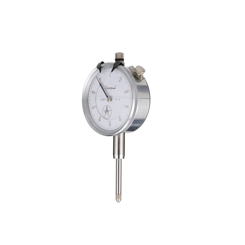[Australia - AusPower] - Dasqua 5122-4210 0-1" Lug Back Large Measuring Range Dial Indicator Jeweled 0-1" / 0.001" - Lug Back 