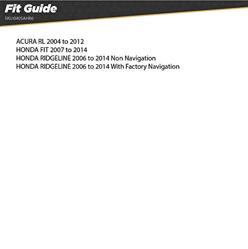 [Australia - AusPower] - Scosche Select 2004 to 2012 Acura RL, 2007 to 2014 Honda Fit & 2006 to 2016 Honda Ridgeline 6.5” - 6.75” Speaker Adapters (1 Pair) SAHR6 Standard Packaging 