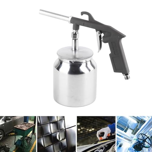 Ejoyous portable handheld sandblaster air sandblasting gun for surface cleaning and rust removal